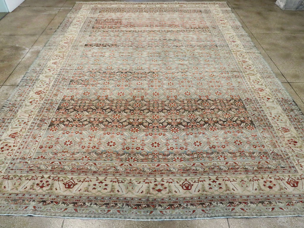 Vintage Persian Malayer Carpet, No.22337 - Staging
