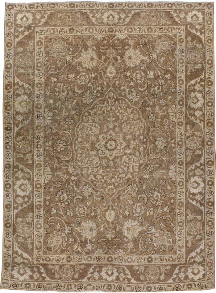 Antique Persian Tabriz Rug, No.22342 - Staging