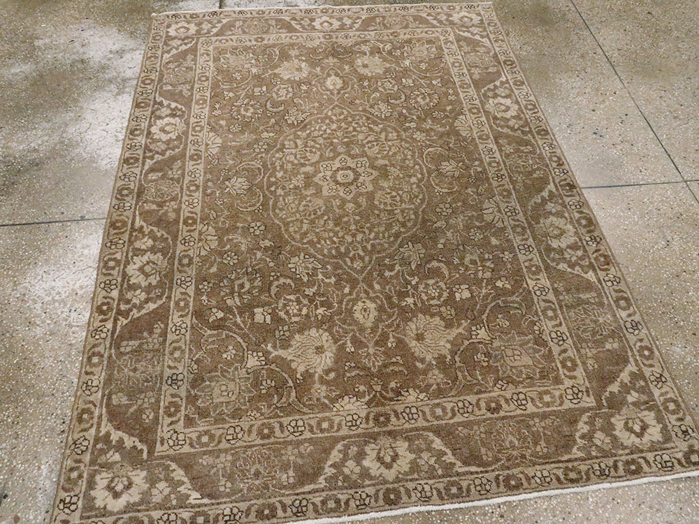 Antique Persian Tabriz Rug, No.22342 - Staging