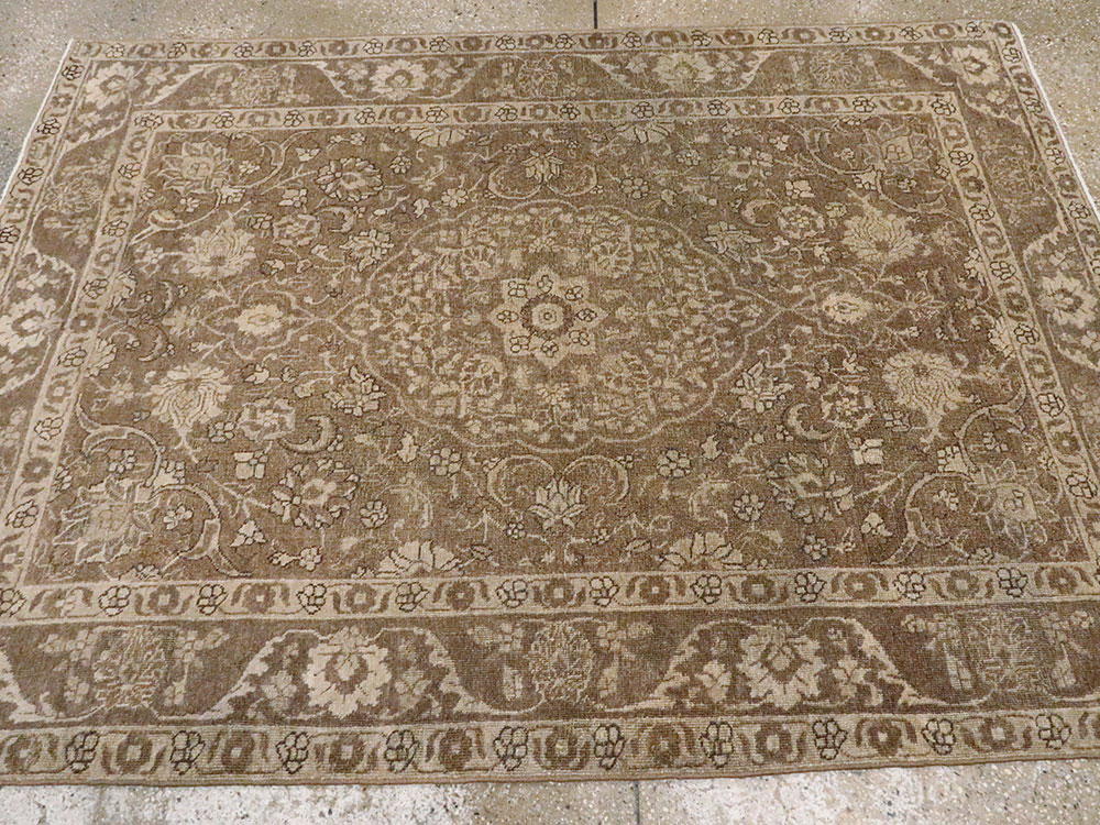 Antique Persian Tabriz Rug, No.22342 - Staging