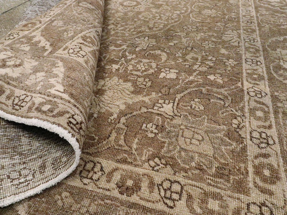 Antique Persian Tabriz Rug, No.22342 - Staging