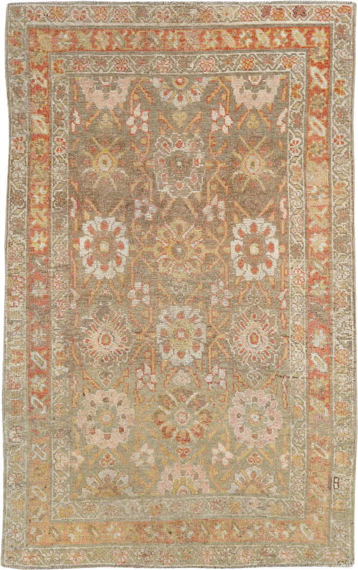 Antique Persian Kurdish Rug, No.22343 - Staging