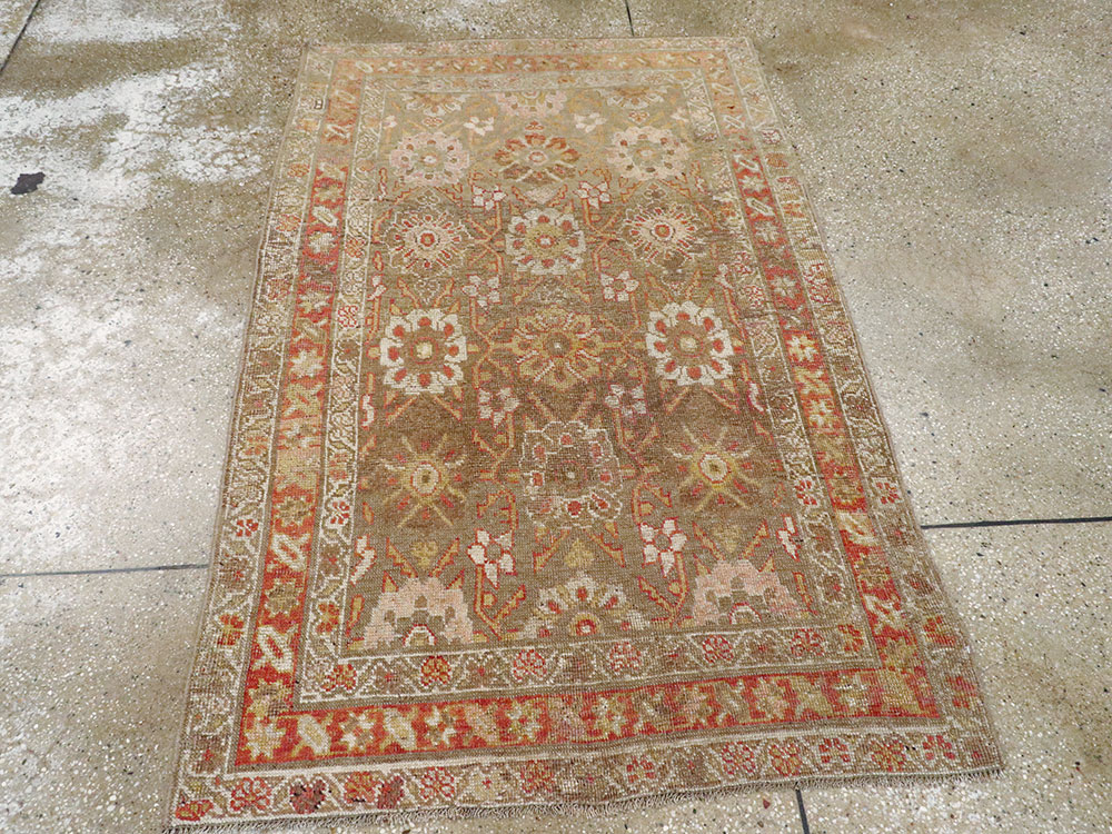 Antique Persian Kurdish Rug, No.22343 - Staging