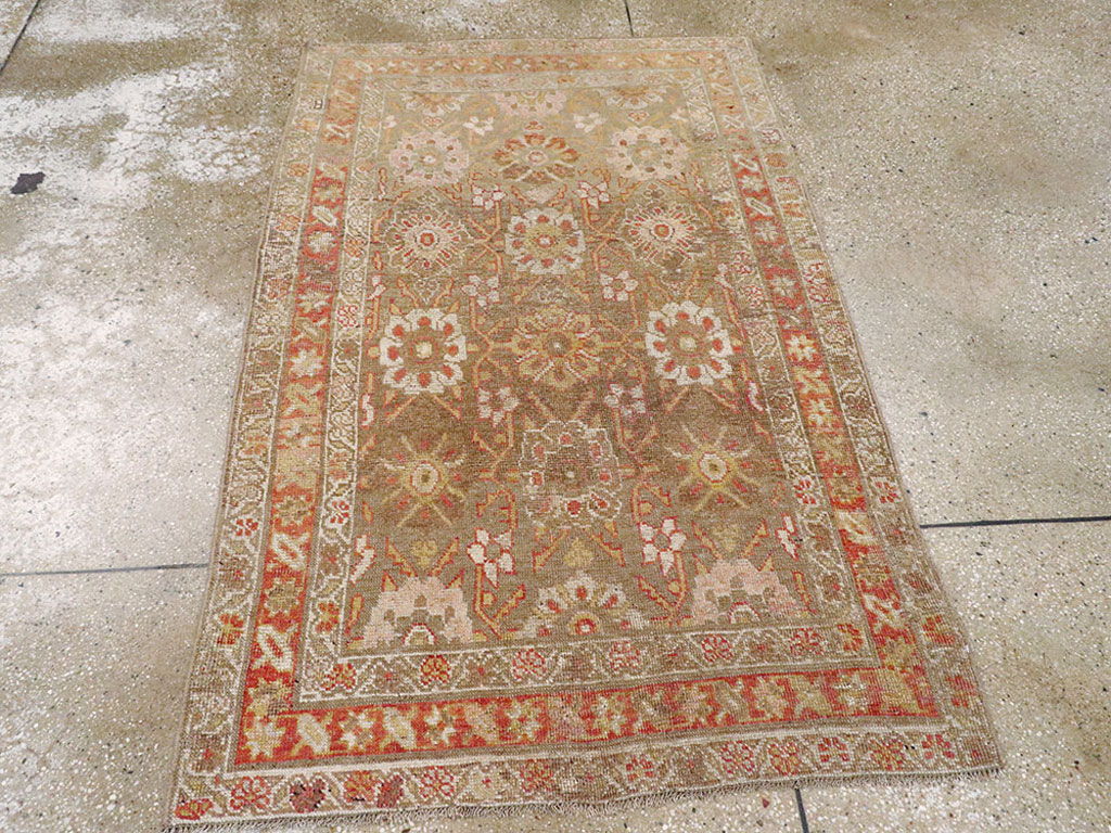 Antique Persian Kurdish Rug, No.22343 - Staging