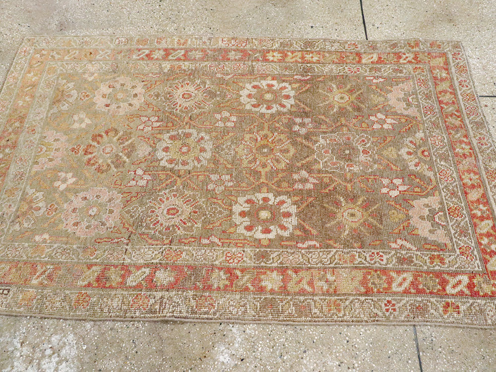 Antique Persian Kurdish Rug, No.22343 - Staging