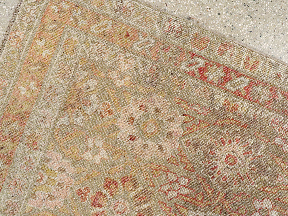 Antique Persian Kurdish Rug, No.22343 - Staging