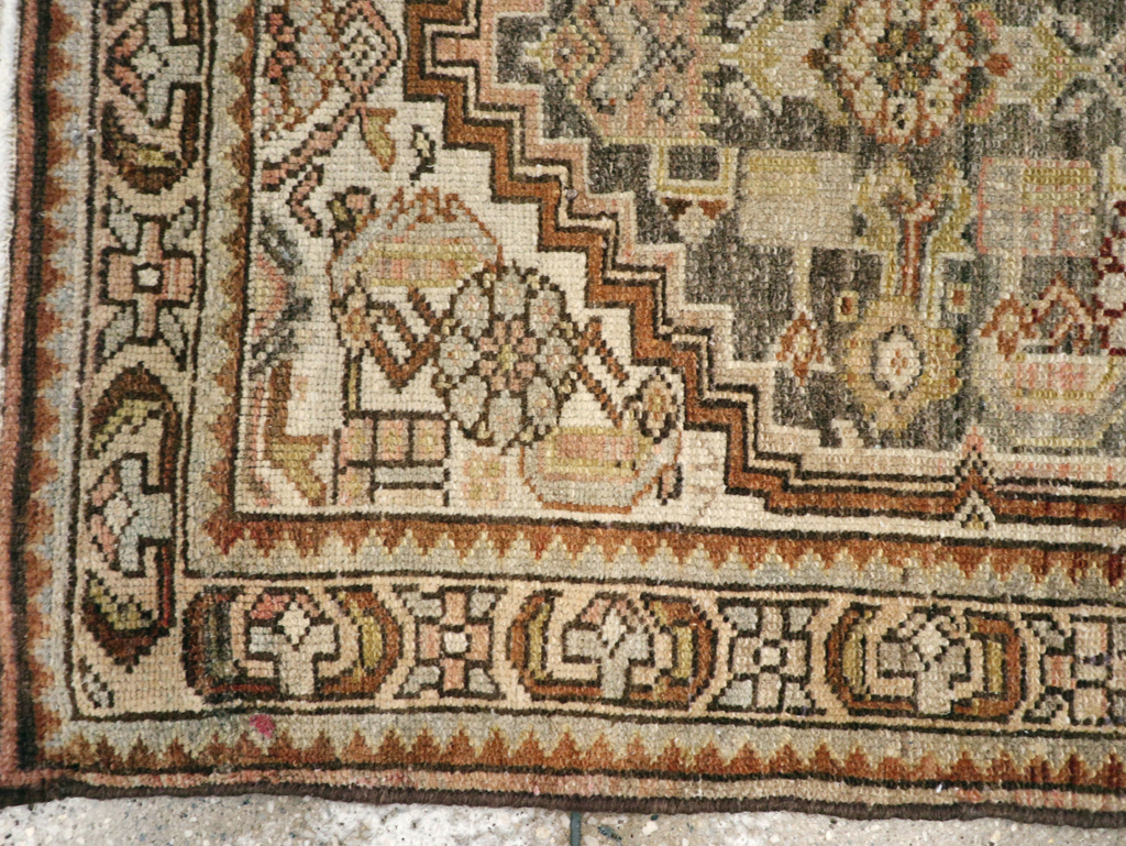 Antique Persian Malayer Throw Rug, No.22344 - Staging