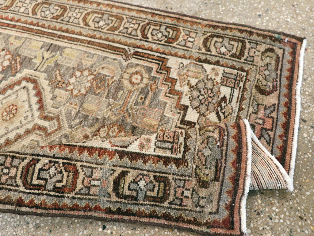 Antique Persian Malayer Throw Rug, No.22344 - Staging