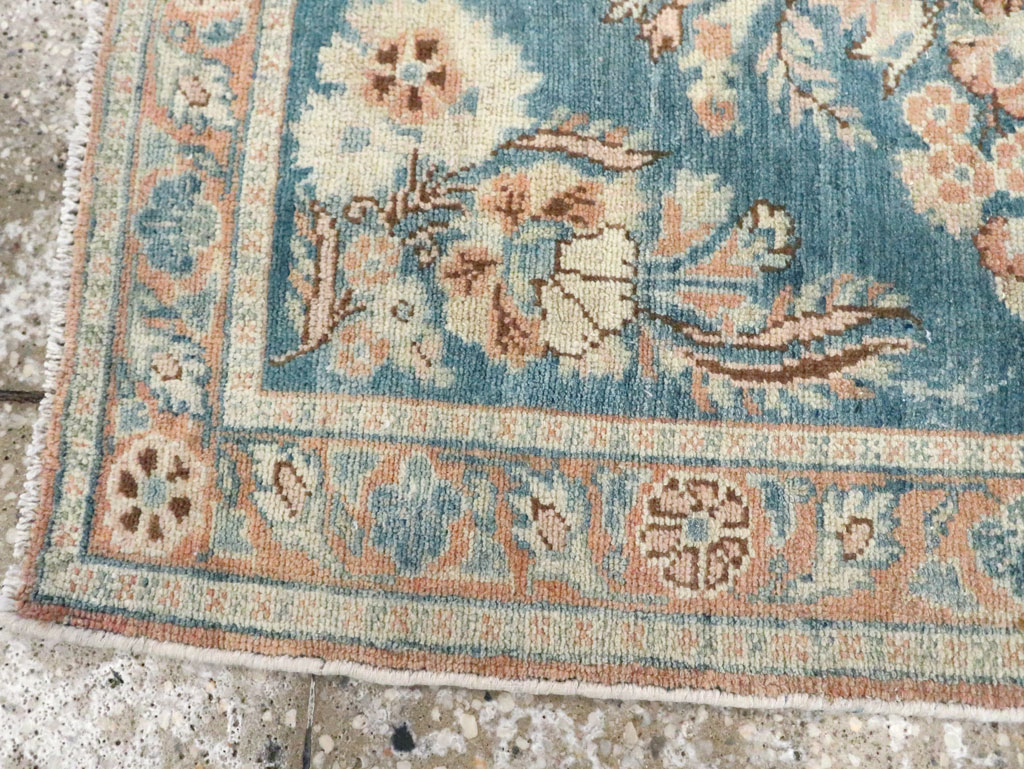 Vintage Persian Malayer Throw Rug, No.22345 - Staging