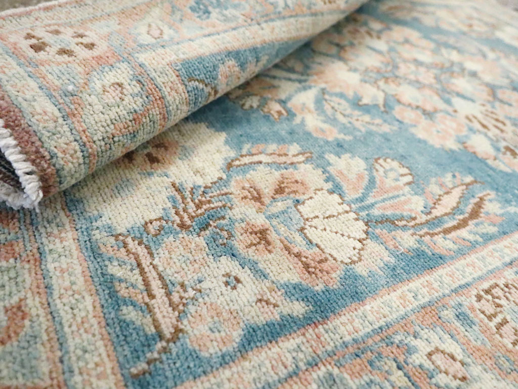 Vintage Persian Malayer Throw Rug, No.22345 - Staging