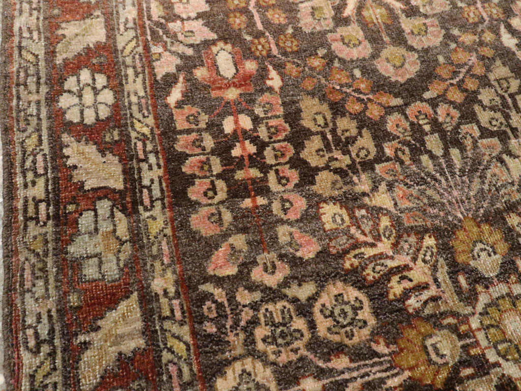 Vintage Persian Sarouk Rug, No.22346 - Staging