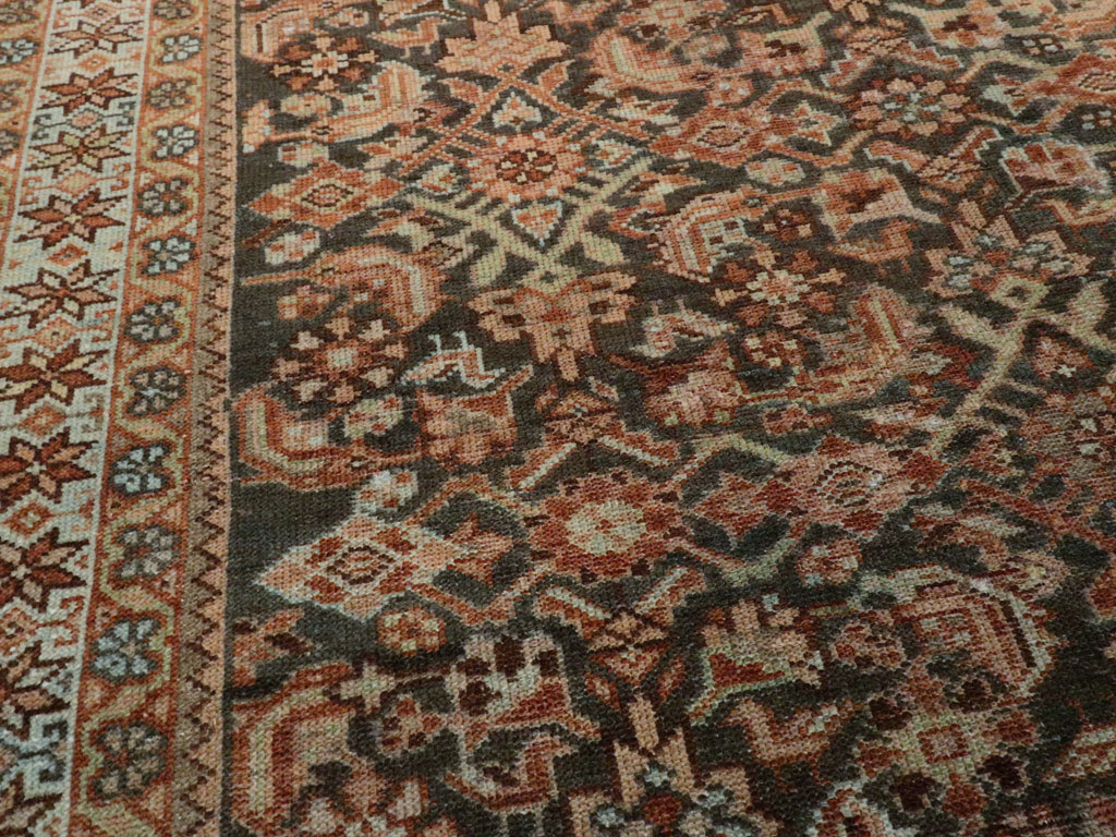 Vintage Persian Malayer Rug, No.22348 - Staging