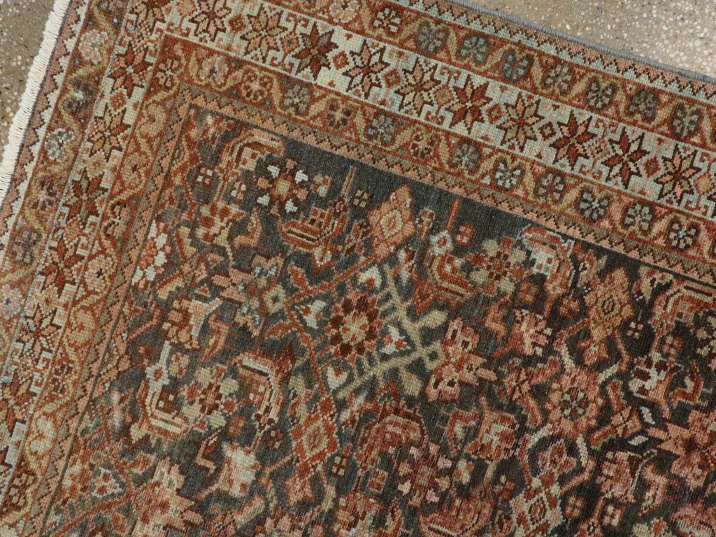 Vintage Persian Malayer Rug, No.22348 - Staging