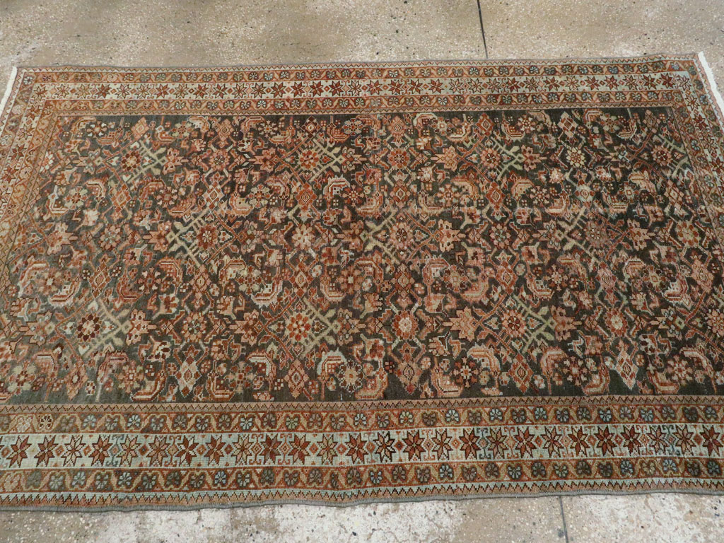Vintage Persian Malayer Rug, No.22348 - Staging