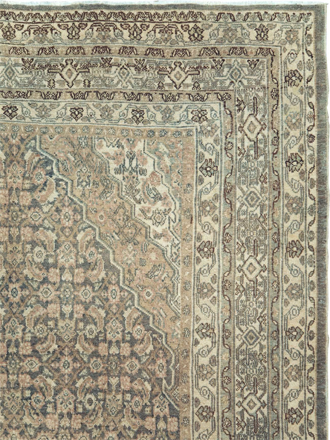 Antique Bibikabad Gallery Carpet, No.22357 - Staging