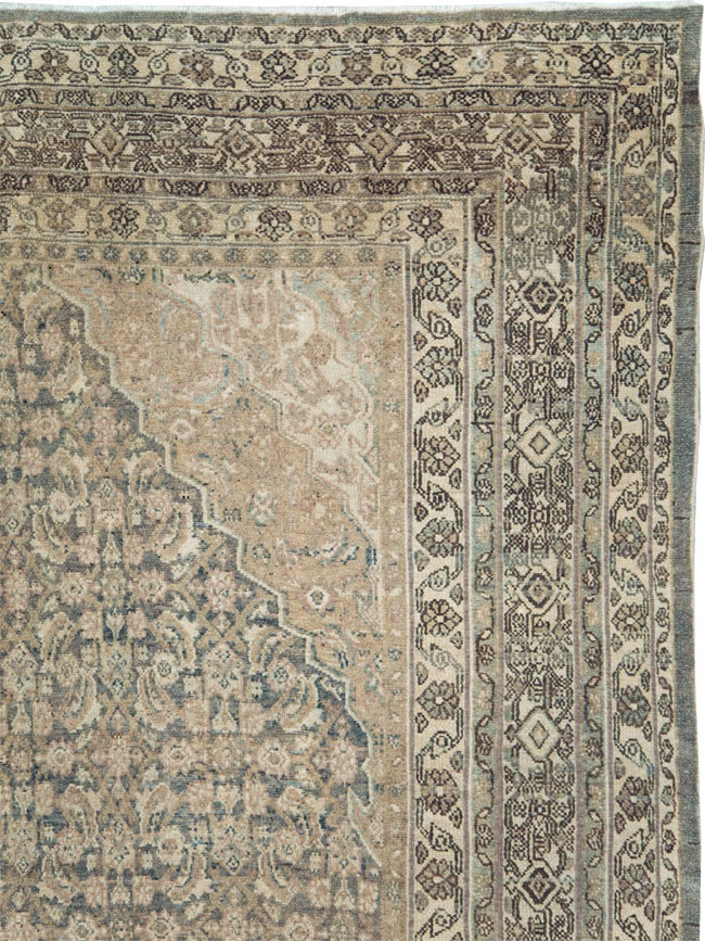 Antique Bibikabad Gallery Carpet, No.22357 - Staging