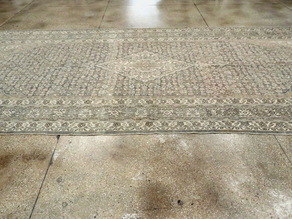 Antique Bibikabad Gallery Carpet, No.22357 - Staging