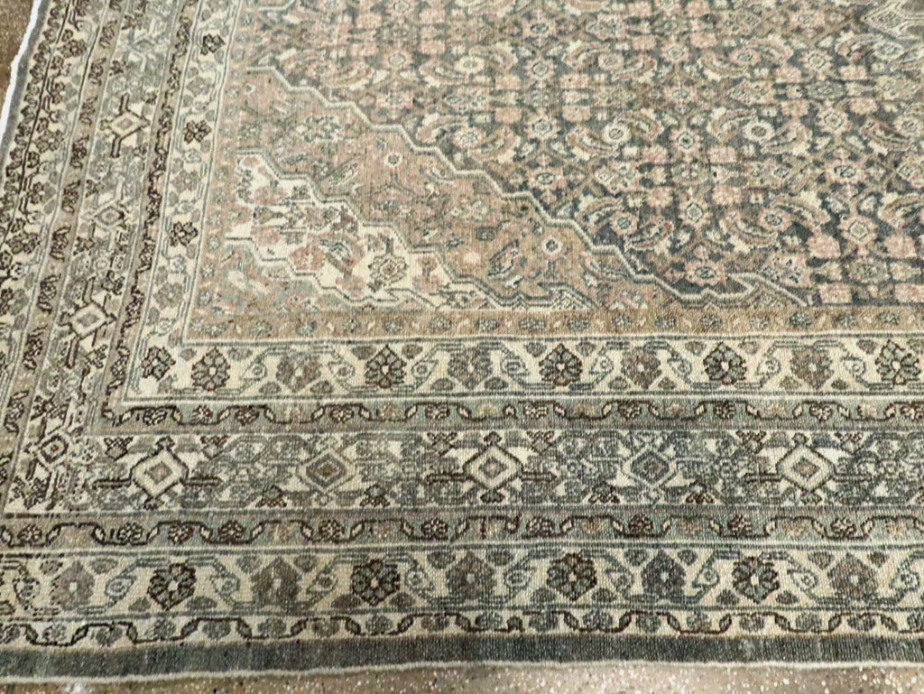 Antique Bibikabad Gallery Carpet, No.22357 - Staging