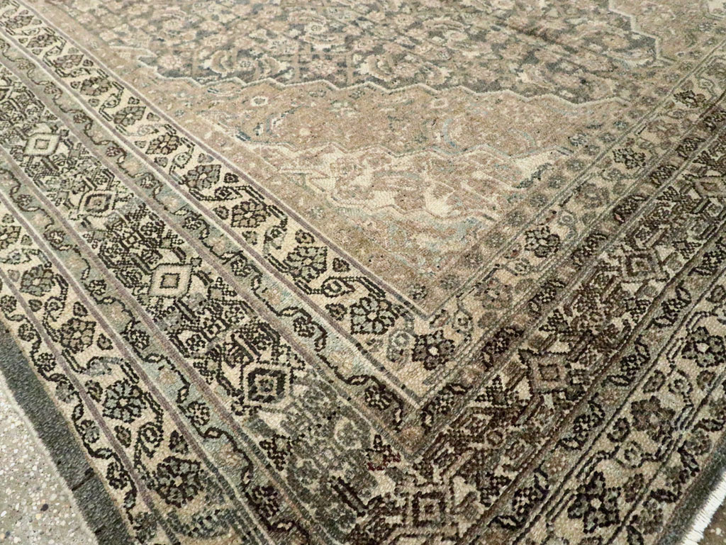 Antique Bibikabad Gallery Carpet, No.22357 - Staging