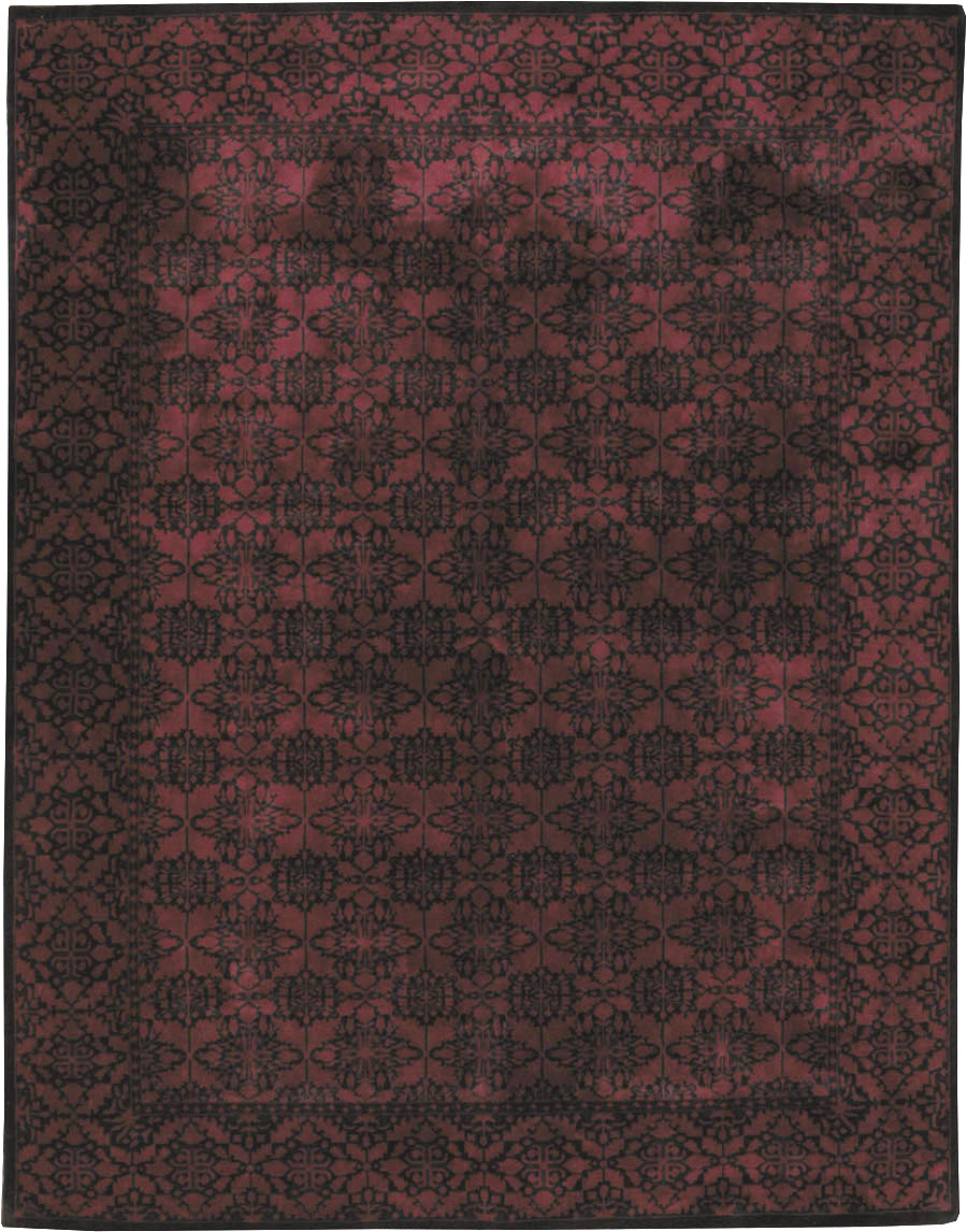 Vintage Indian Lahore Carpet, No.22359 - Staging