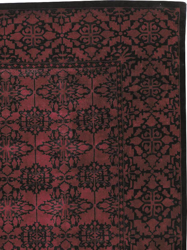 Vintage Indian Lahore Carpet, No.22359 - Staging