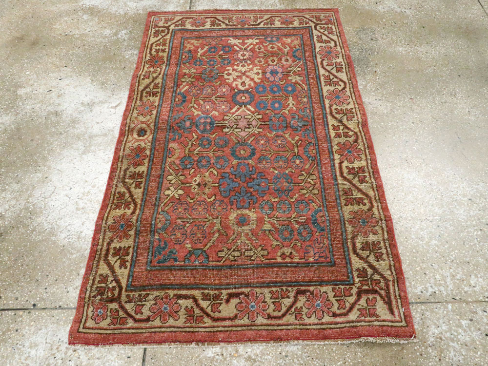 Antique East Turkestan Khotan Rug, No.22361 - Staging