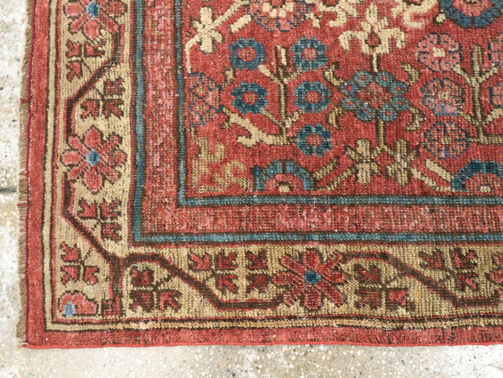 Antique East Turkestan Khotan Rug, No.22361 - Staging