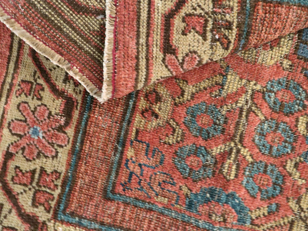 Antique East Turkestan Khotan Rug, No.22361 - Staging