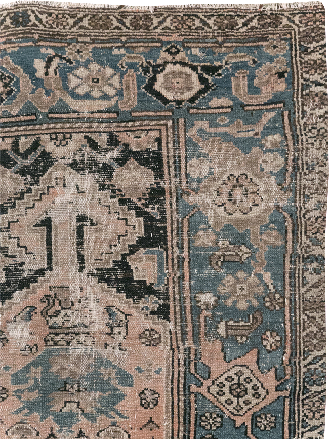 Antique Persian Kurdish Rug, No.22363 - Staging