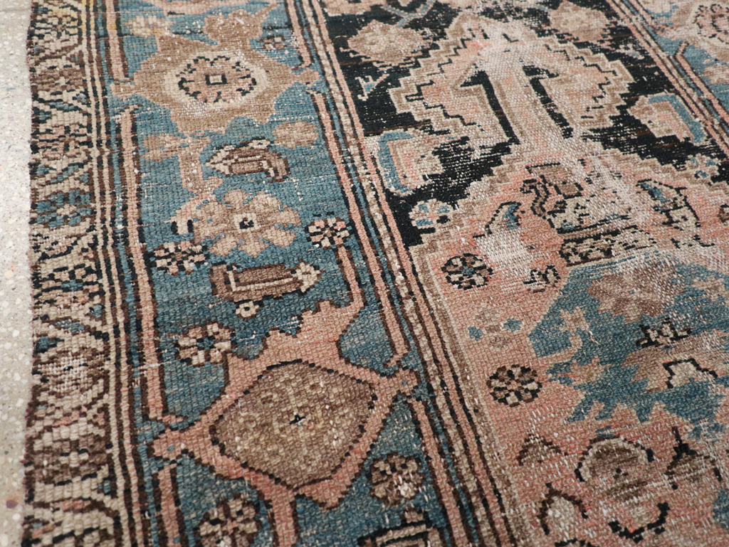 Antique Persian Kurdish Rug, No.22363 - Staging