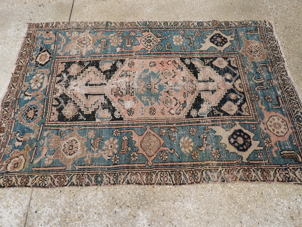 Antique Persian Kurdish Rug, No.22363 - Staging