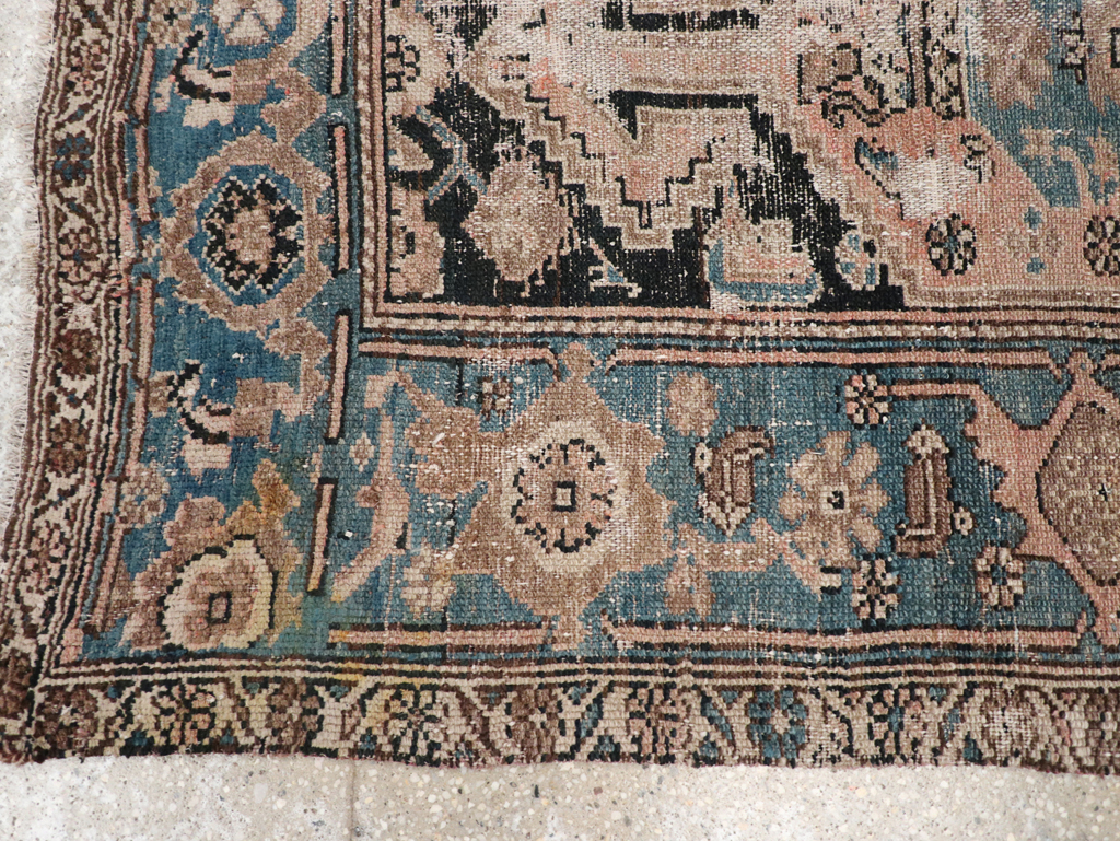 Antique Persian Kurdish Rug, No.22363 - Staging