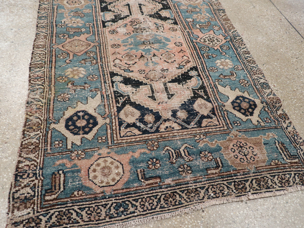 Antique Persian Kurdish Rug, No.22363 - Staging