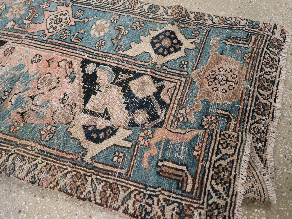Antique Persian Kurdish Rug, No.22363 - Staging