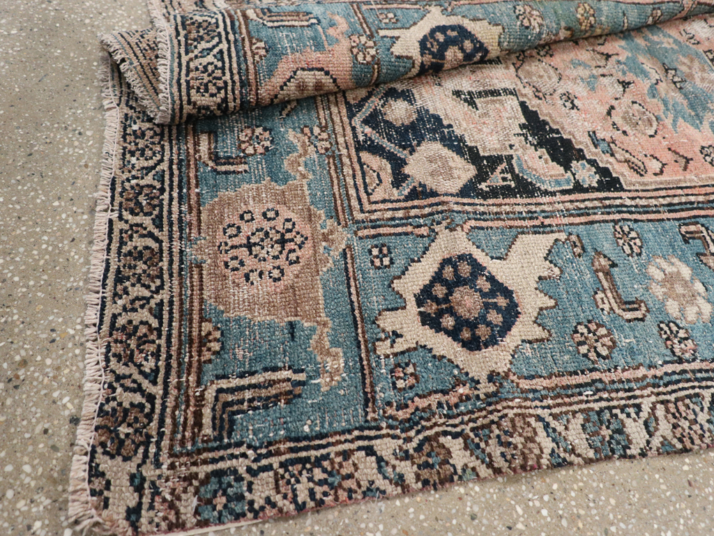 Antique Persian Kurdish Rug, No.22363 - Staging