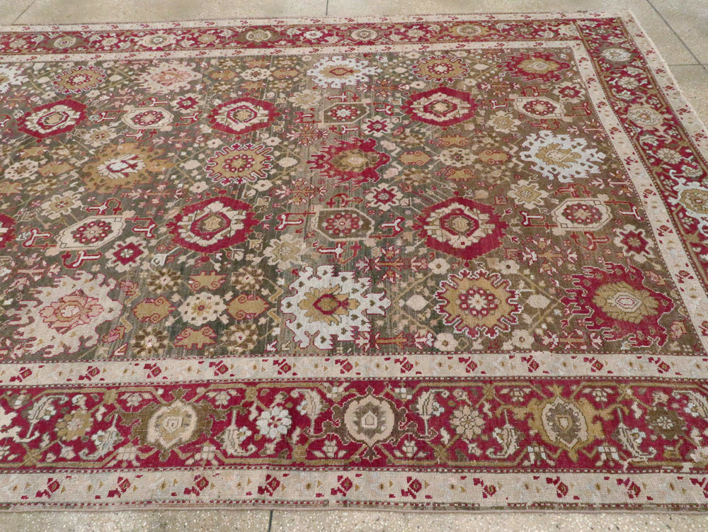 Antique Caucasian Karabagh Gallery Carpet, No.22366 - Staging