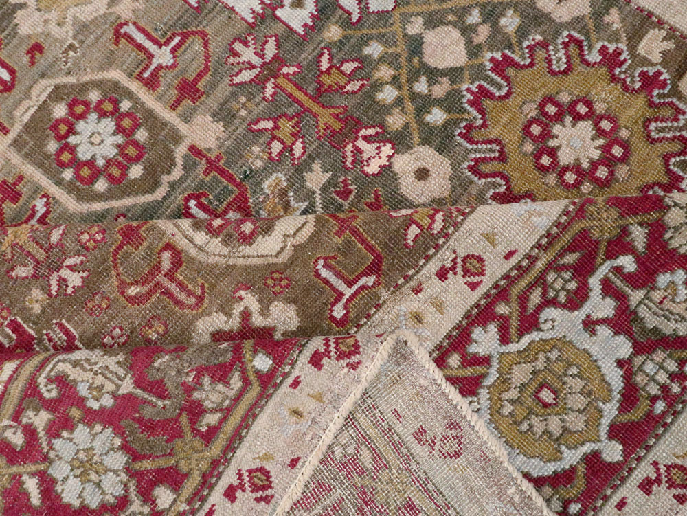 Antique Caucasian Karabagh Gallery Carpet, No.22366 - Staging