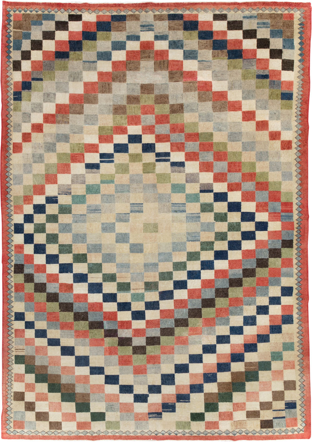 Vintage Turkish Anatolian Carpet, No.22373 - Staging