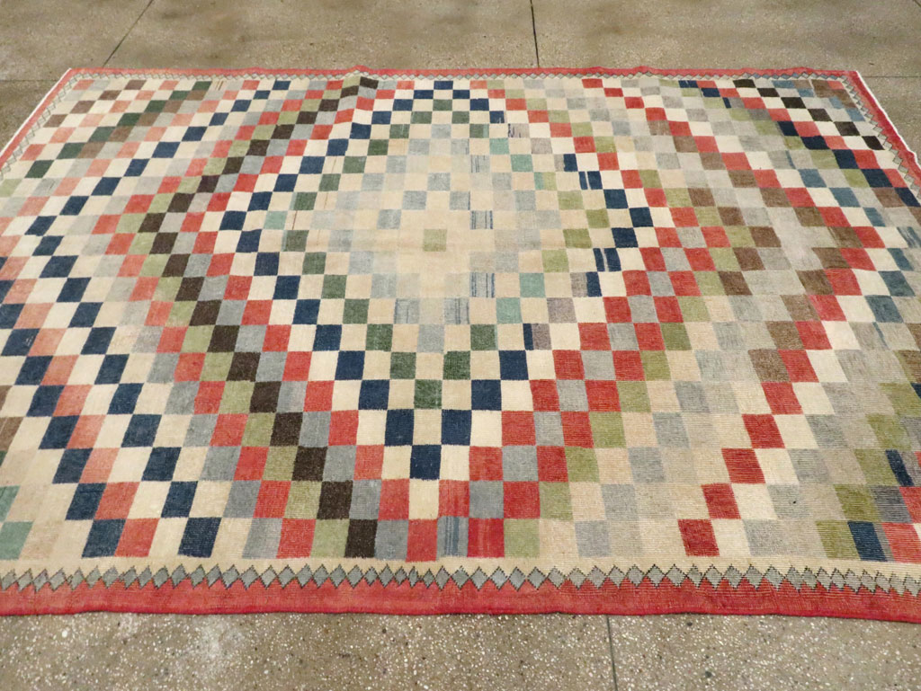 Vintage Turkish Anatolian Carpet, No.22373 - Staging