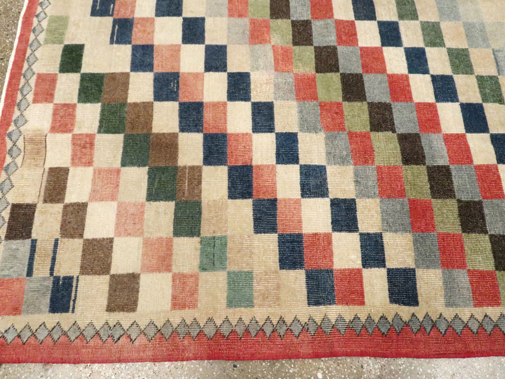 Vintage Turkish Anatolian Carpet, No.22373 - Staging