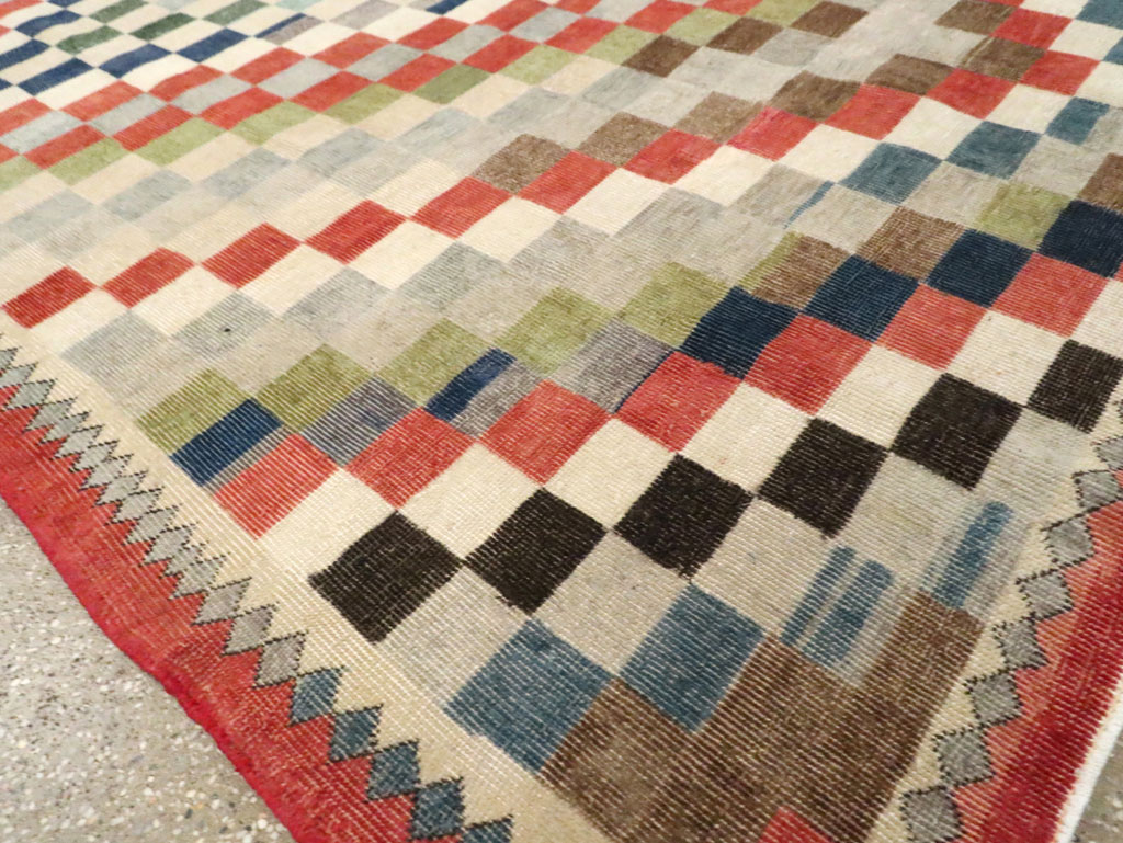 Vintage Turkish Anatolian Carpet, No.22373 - Staging