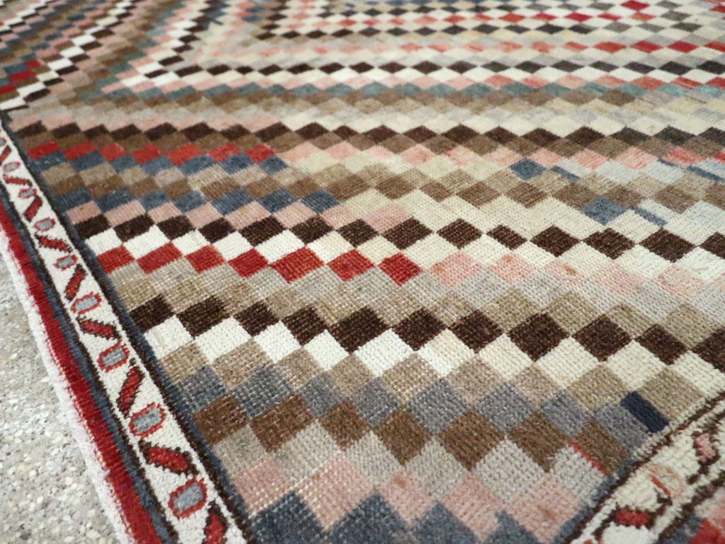 Vintage Turkish Anatolian Square Carpet, No.22374 - Staging