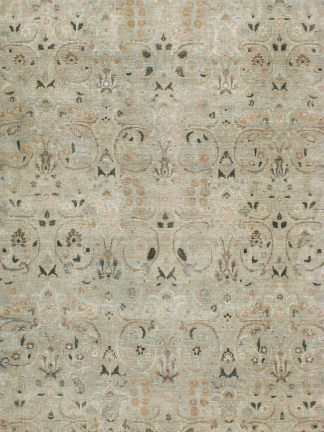 Antique Persian Tabriz Carpet, No.22375 - Staging