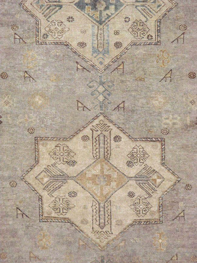 Vintage Persian Tabriz Carpet, No.22376 - Staging