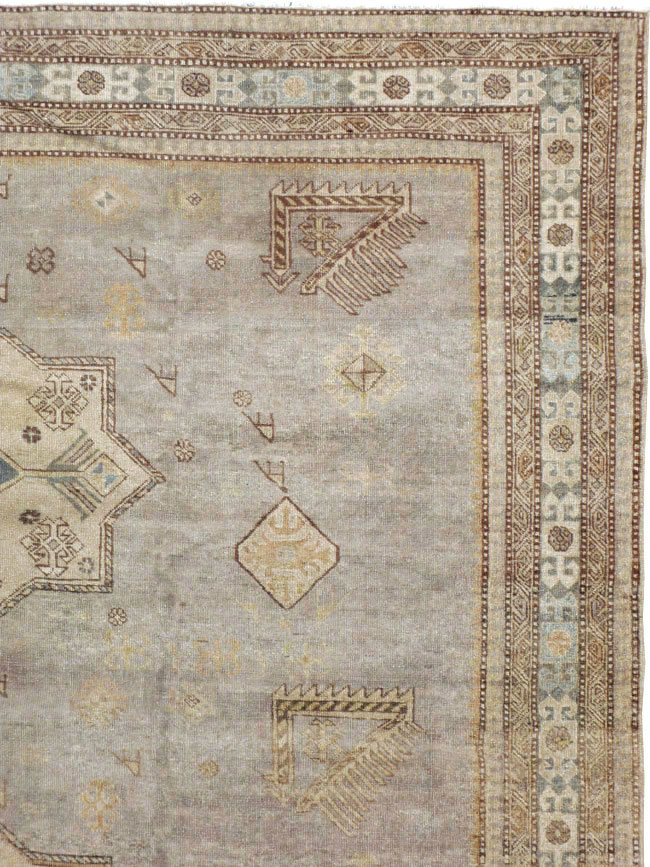 Vintage Persian Tabriz Carpet, No.22376 - Staging