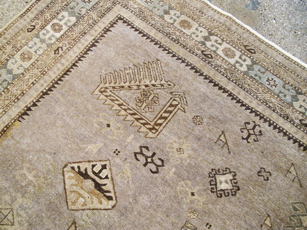 Vintage Persian Tabriz Carpet, No.22376 - Staging