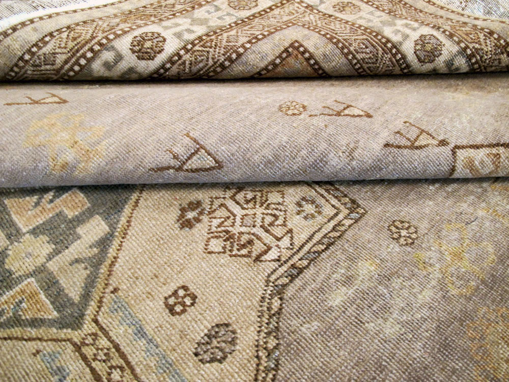 Vintage Persian Tabriz Carpet, No.22376 - Staging