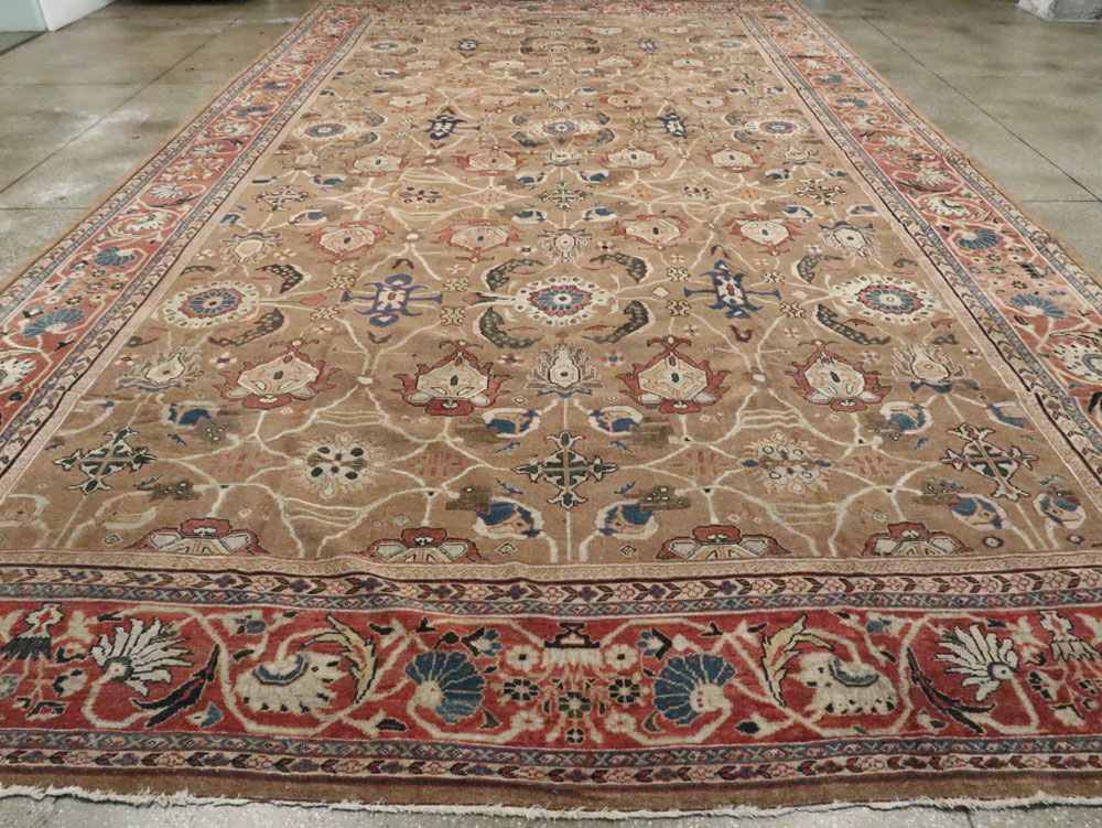 Antique Persian Mahal Carpet, No.22379 - Staging