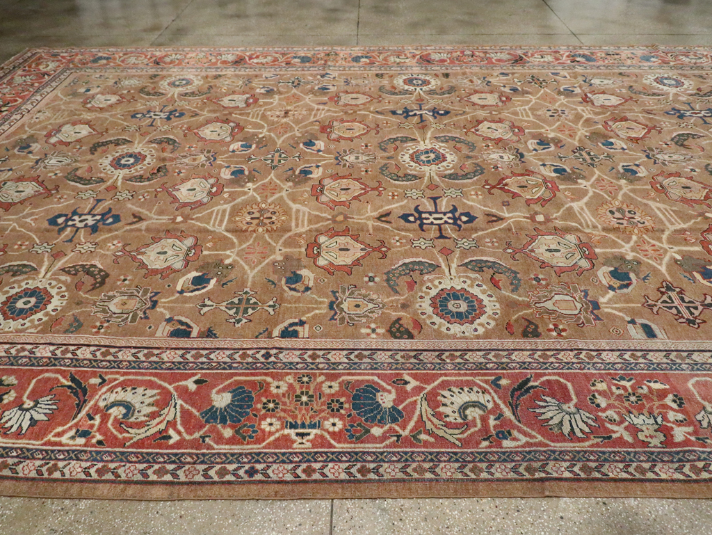 Antique Persian Mahal Carpet, No.22379 - Staging