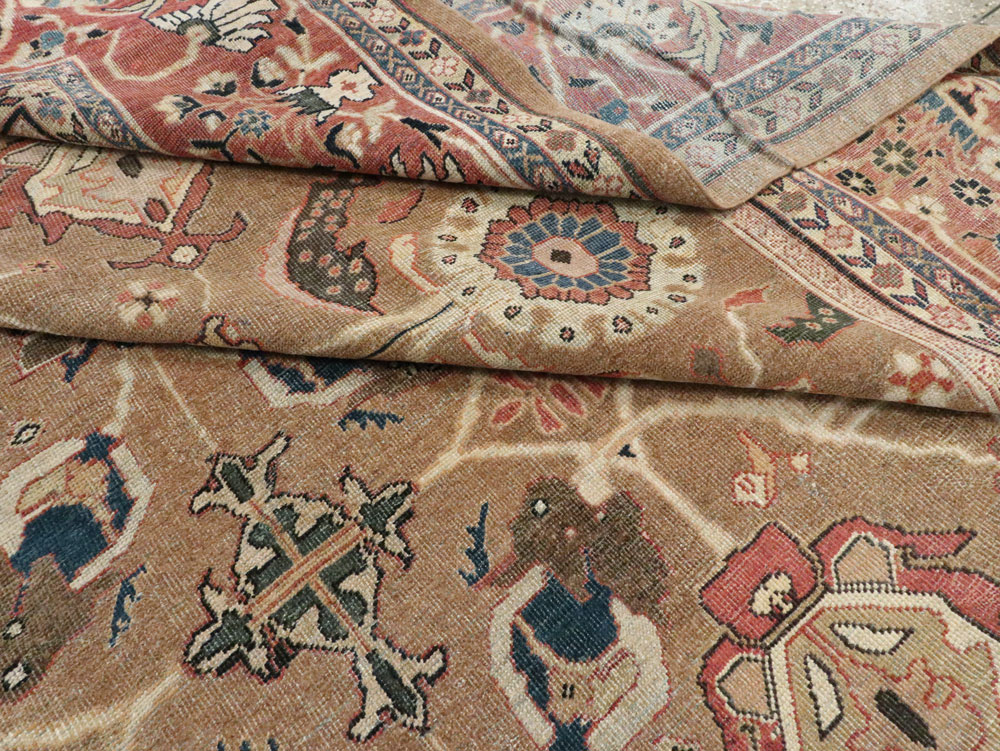 Antique Persian Mahal Carpet, No.22379 - Staging